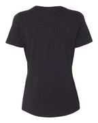 BELLA + CANVAS 6400CVC - Womens Relaxed Fit Heather CVC Tee - Black Heather