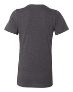 BELLA + CANVAS 6400CVC - Womens Relaxed Fit Heather CVC Tee - Dark Grey Heather