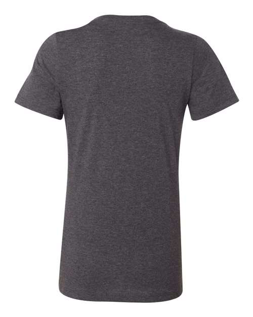 BELLA + CANVAS 6400CVC - Womens Relaxed Fit Heather CVC Tee - Dark Grey Heather