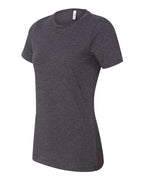 BELLA + CANVAS 6400CVC - Womens Relaxed Fit Heather CVC Tee - Dark Grey Heather