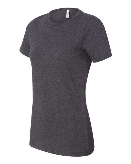 BELLA + CANVAS 6400CVC - Womens Relaxed Fit Heather CVC Tee - Dark Grey Heather