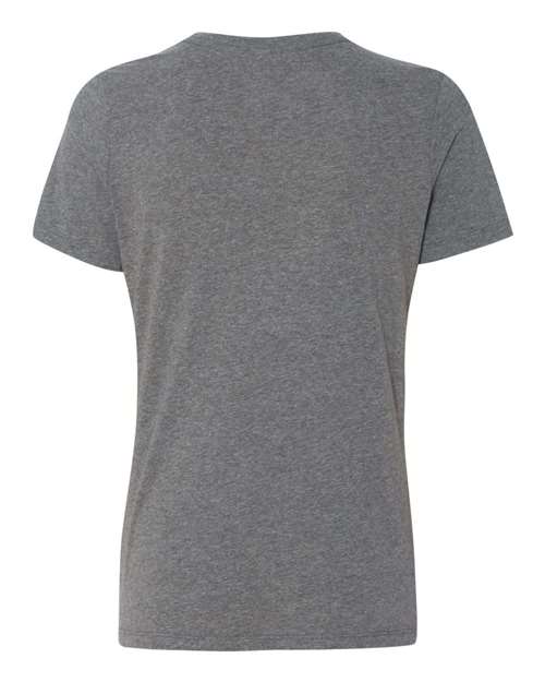 BELLA + CANVAS 6400CVC - Womens Relaxed Fit Heather CVC Tee - Deep Heather