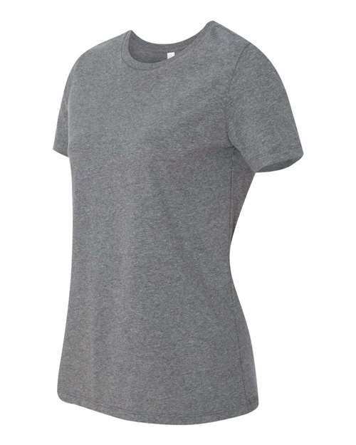BELLA + CANVAS 6400CVC - Womens Relaxed Fit Heather CVC Tee - Deep Heather