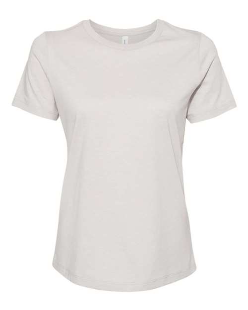 BELLA + CANVAS 6400CVC - Womens Relaxed Fit Heather CVC Tee - Heather Cool Grey