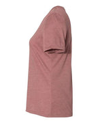 BELLA + CANVAS 6400CVC - Womens Relaxed Fit Heather CVC Tee - Heather Mauve