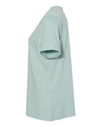 BELLA + CANVAS 6400CVC - Womens Relaxed Fit Heather CVC Tee - Heather Prism Dusty Blue