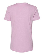 BELLA + CANVAS 6400CVC - Womens Relaxed Fit Heather CVC Tee - Heather Prism Lilac