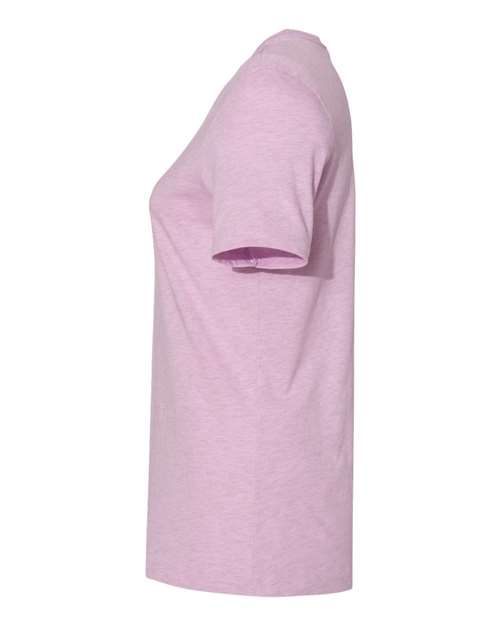 BELLA + CANVAS 6400CVC - Womens Relaxed Fit Heather CVC Tee - Heather Prism Lilac