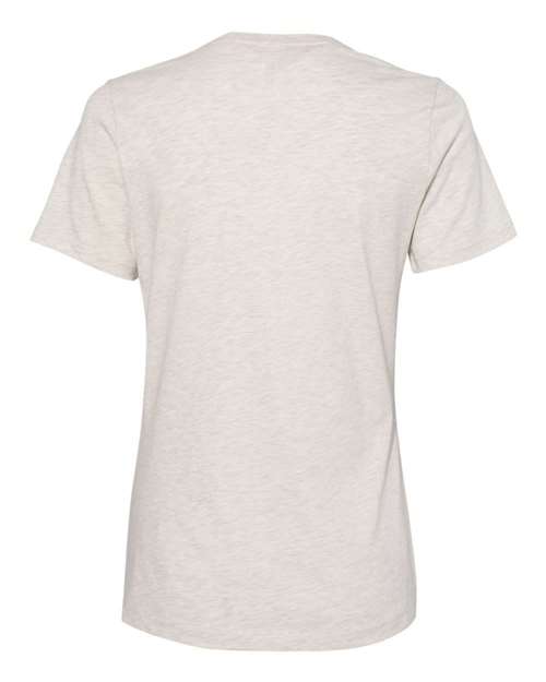 BELLA + CANVAS 6400CVC - Womens Relaxed Fit Heather CVC Tee - Heather Prism Natural