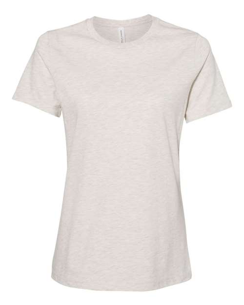 BELLA + CANVAS 6400CVC - Womens Relaxed Fit Heather CVC Tee - Heather Prism Natural