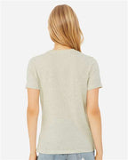 BELLA + CANVAS 6400CVC - Womens Relaxed Fit Heather CVC Tee - Heather Prism Natural