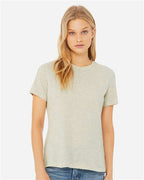 BELLA + CANVAS 6400CVC - Womens Relaxed Fit Heather CVC Tee - Heather Prism Natural