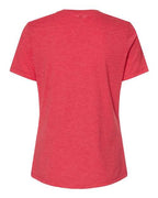 BELLA + CANVAS 6400CVC - Womens Relaxed Fit Heather CVC Tee - Heather Red