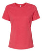BELLA + CANVAS 6400CVC - Womens Relaxed Fit Heather CVC Tee - Heather Red