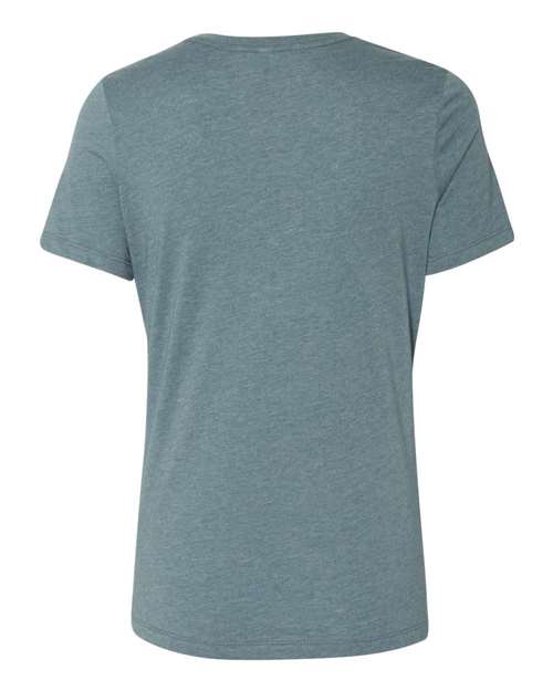 BELLA + CANVAS 6400CVC - Womens Relaxed Fit Heather CVC Tee - Heather Slate