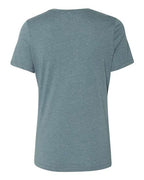 BELLA + CANVAS 6400CVC - Womens Relaxed Fit Heather CVC Tee - Heather Slate