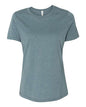 BELLA + CANVAS 6400CVC - Womens Relaxed Fit Heather CVC Tee - Heather Slate