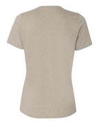 BELLA + CANVAS 6400CVC - Womens Relaxed Fit Heather CVC Tee - Heather Stone