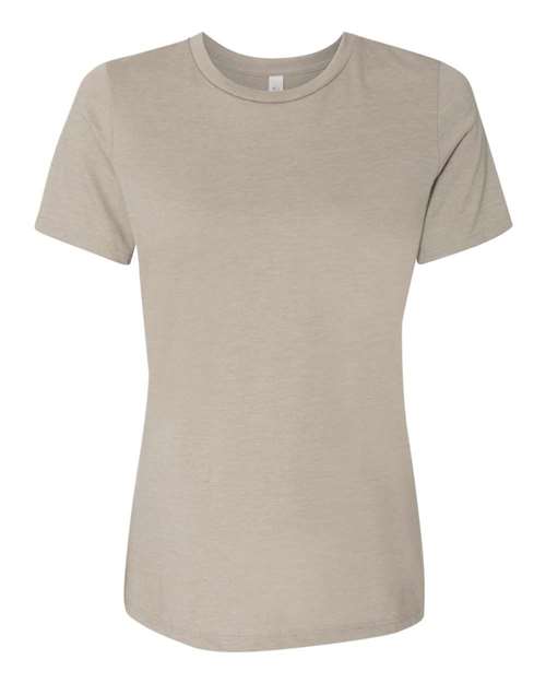 BELLA + CANVAS 6400CVC - Womens Relaxed Fit Heather CVC Tee - Heather Stone