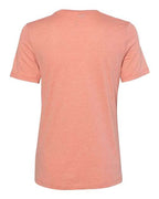 BELLA + CANVAS 6400CVC - Womens Relaxed Fit Heather CVC Tee - Heather Sunset