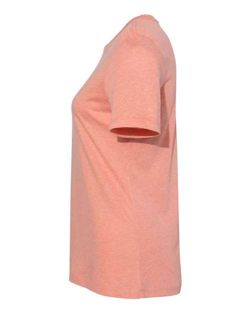 BELLA + CANVAS 6400CVC - Womens Relaxed Fit Heather CVC Tee - Heather Sunset