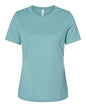 BELLA + CANVAS 6400CVC - Womens Relaxed Fit Heather CVC Tee - Heather Blue Lagoon