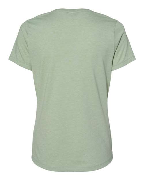 BELLA + CANVAS 6400CVC - Womens Relaxed Fit Heather CVC Tee - Heather Sage