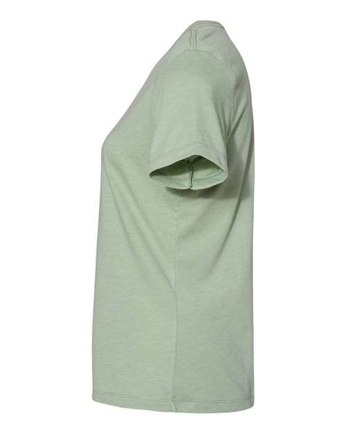 BELLA + CANVAS 6400CVC - Womens Relaxed Fit Heather CVC Tee - Heather Sage