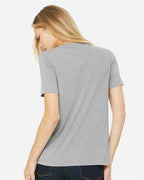 BELLA + CANVAS 6413 - Womens Relaxed Fit Triblend Tee - Athletic Grey Triblend