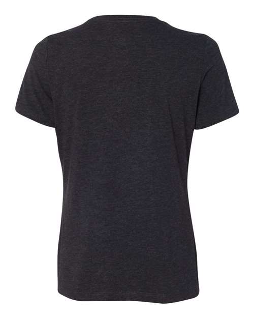 BELLA + CANVAS 6413 - Womens Relaxed Fit Triblend Tee - Charcoal Black Triblend