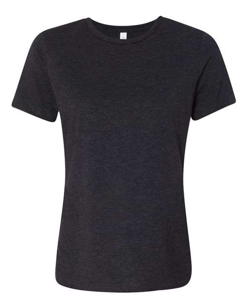 BELLA + CANVAS 6413 - Womens Relaxed Fit Triblend Tee - Charcoal Black Triblend