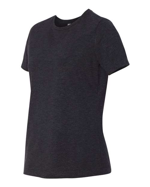 BELLA + CANVAS 6413 - Womens Relaxed Fit Triblend Tee - Charcoal Black Triblend