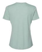 BELLA + CANVAS 6413 - Womens Relaxed Fit Triblend Tee - Dusty Blue Triblend