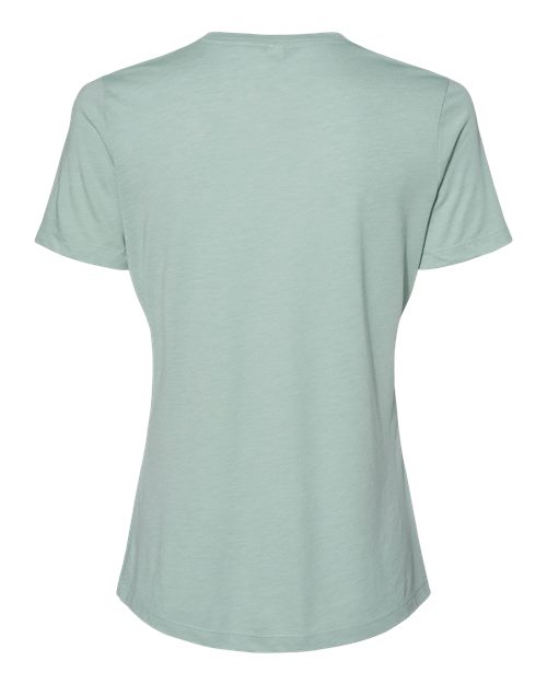 BELLA + CANVAS 6413 - Womens Relaxed Fit Triblend Tee - Dusty Blue Triblend
