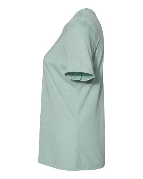 BELLA + CANVAS 6413 - Womens Relaxed Fit Triblend Tee - Dusty Blue Triblend