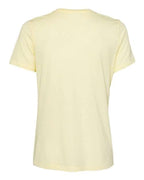 BELLA + CANVAS 6413 - Womens Relaxed Fit Triblend Tee - Pale Yellow Triblend