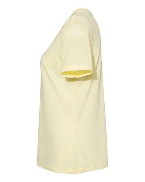 BELLA + CANVAS 6413 - Womens Relaxed Fit Triblend Tee - Pale Yellow Triblend