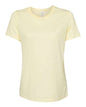 BELLA + CANVAS 6413 - Womens Relaxed Fit Triblend Tee - Pale Yellow Triblend