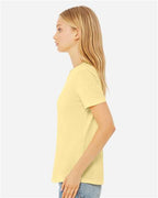 BELLA + CANVAS 6413 - Womens Relaxed Fit Triblend Tee - Pale Yellow Triblend