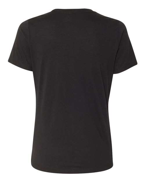 BELLA + CANVAS 6413 - Womens Relaxed Fit Triblend Tee - Solid Black Triblend
