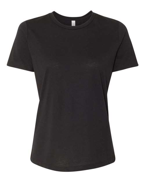 BELLA + CANVAS 6413 - Womens Relaxed Fit Triblend Tee - Solid Black Triblend