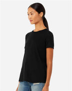 BELLA + CANVAS 6413 - Womens Relaxed Fit Triblend Tee - Solid Black Triblend