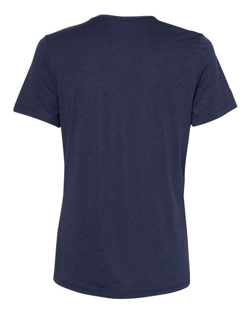 BELLA + CANVAS 6413 - Womens Relaxed Fit Triblend Tee - Solid Navy Triblend