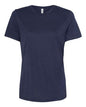 BELLA + CANVAS 6413 - Womens Relaxed Fit Triblend Tee - Solid Navy Triblend