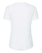 BELLA + CANVAS 6413 - Womens Relaxed Fit Triblend Tee - Solid White Triblend