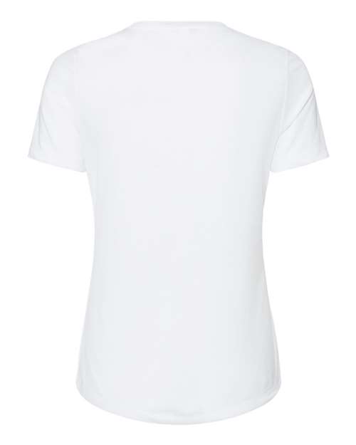 BELLA + CANVAS 6413 - Womens Relaxed Fit Triblend Tee - Solid White Triblend
