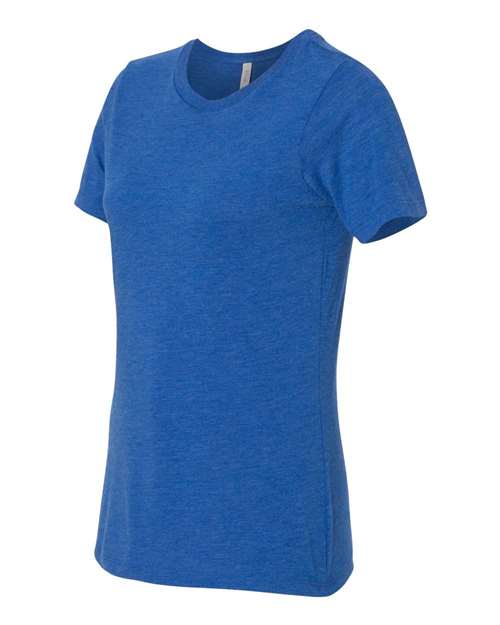 BELLA + CANVAS 6413 - Womens Relaxed Fit Triblend Tee - True Royal Triblend