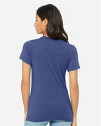BELLA + CANVAS 6413 - Womens Relaxed Fit Triblend Tee - True Royal Triblend
