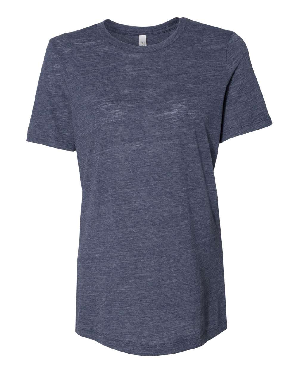 BELLA + CANVAS 6416 — Women’s Relaxed Fit Vintage Slub Tee — Navy Slub