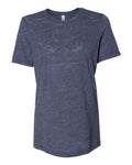 BELLA + CANVAS 6416 — Women’s Relaxed Fit Vintage Slub Tee — Navy Slub